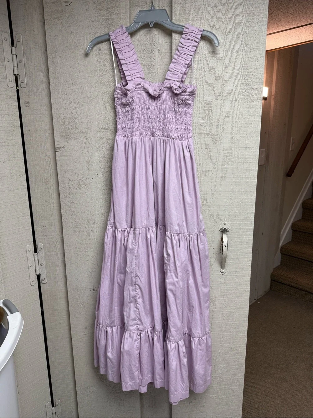EUC Abercrombie Smocked Bodice Easy Maxi Dress